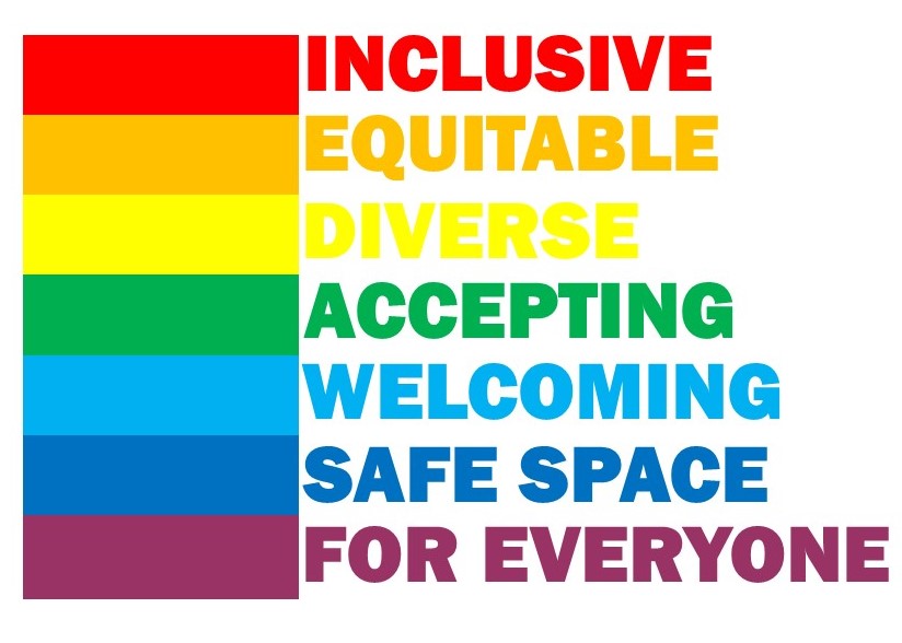 rainbow inclusion logo