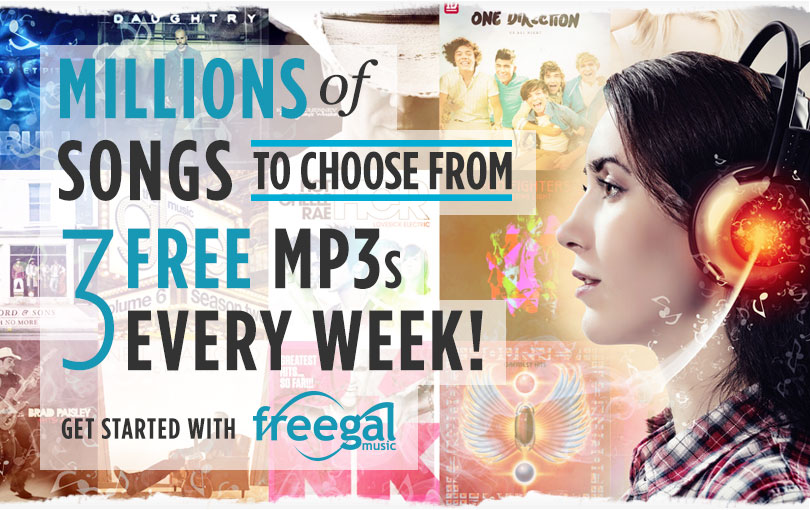 Freegal streaming music banner