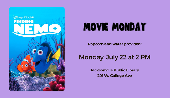 Movie Monday: Finding Nemo flyer