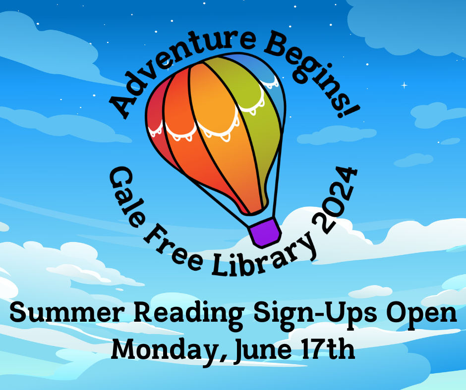 Summer reading signups start June 15th