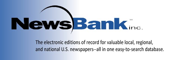 Link to News Bank database.