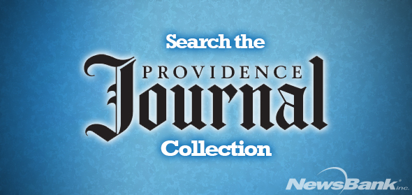 Image of Providence Journal logo, with hyperlink to Newsbank page