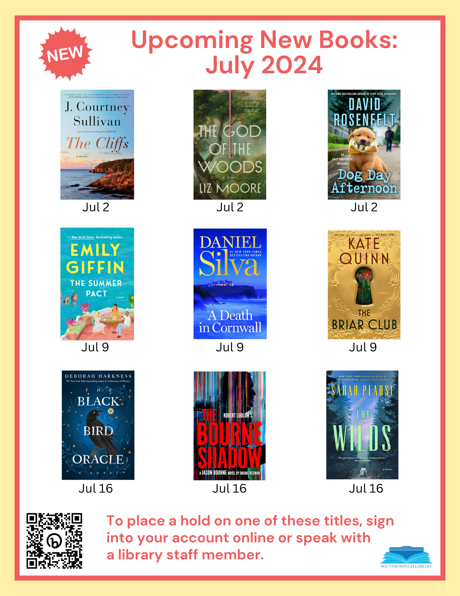 July 2024 upcoming new books