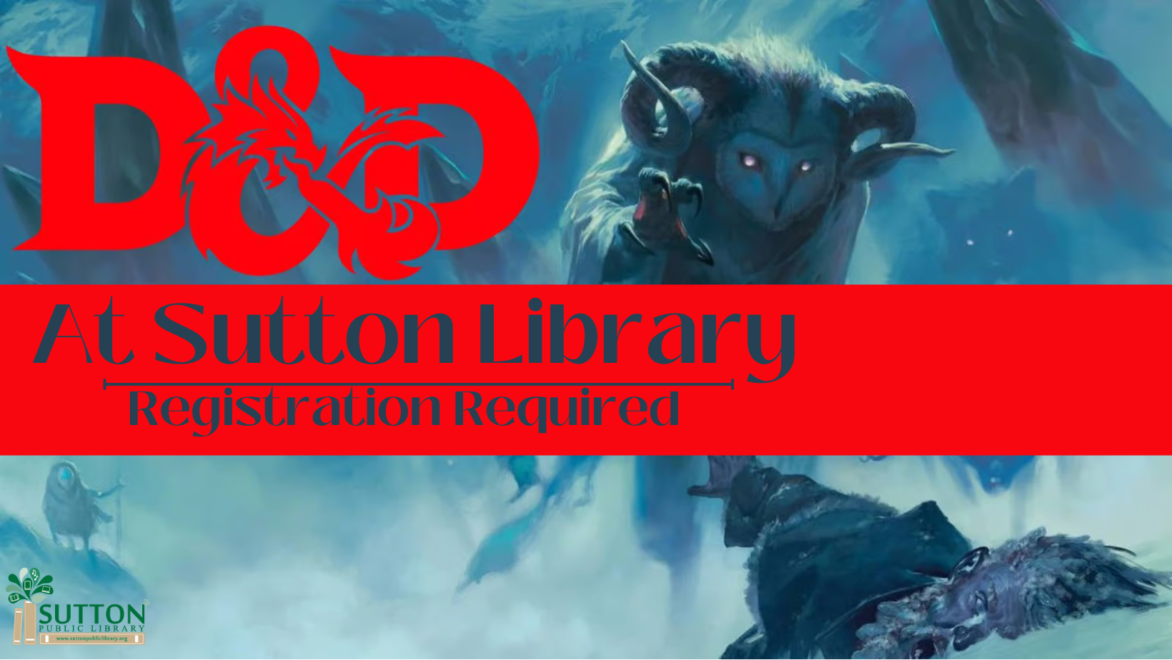 Dungeons ad dragons at Sutton Library Registration required
