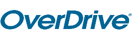 Overdrive logo. Includes link to login page.