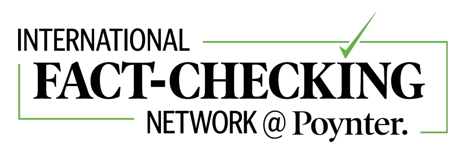 International Fact-Checking Network's logo. Image links to the International Fact-Checking Network's website.
