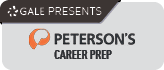 Image links to Peterson's Career Prep website, which is presented by Gale Databases. Image includes logos for both Gale and Peterson's.