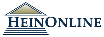 HeinOnline logo. Image includes link to login screen.