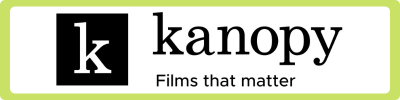 Kanopy Film Streaming App Logo and button