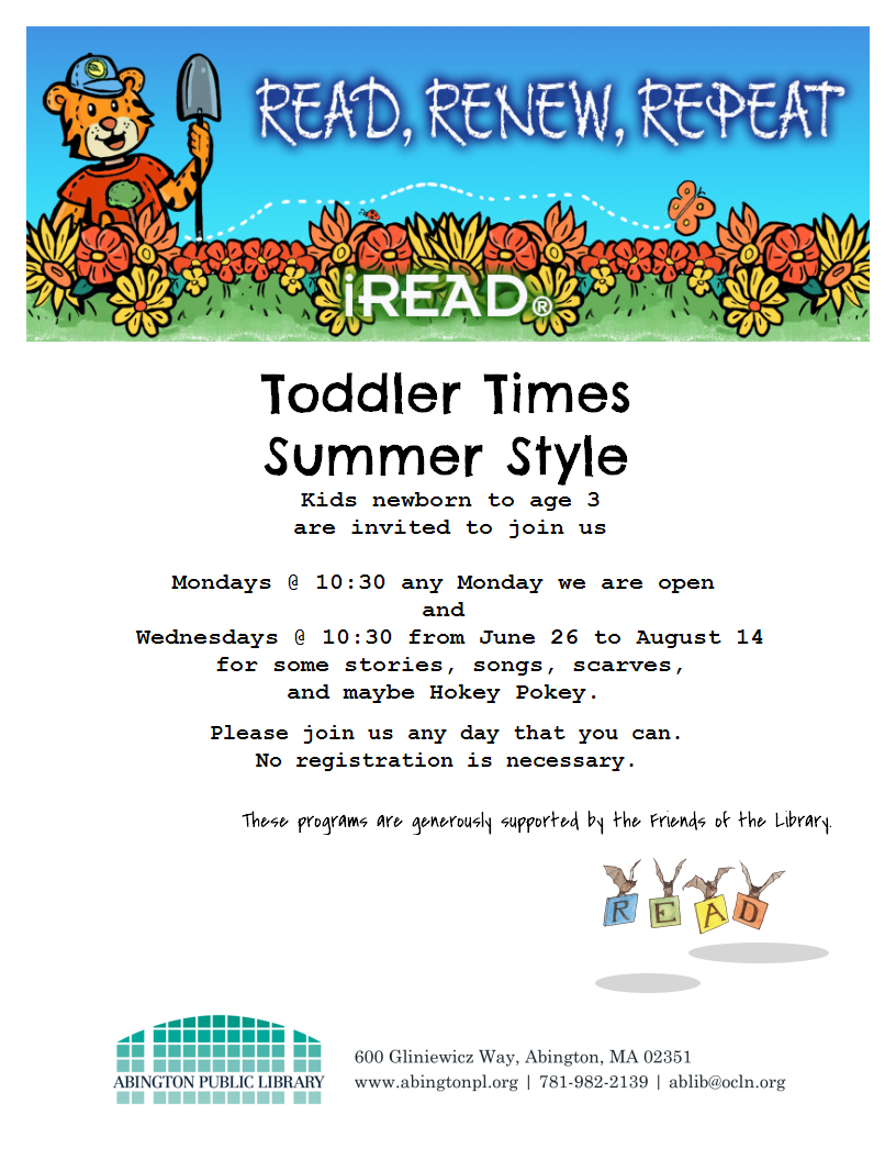 toddler time wednesday summer