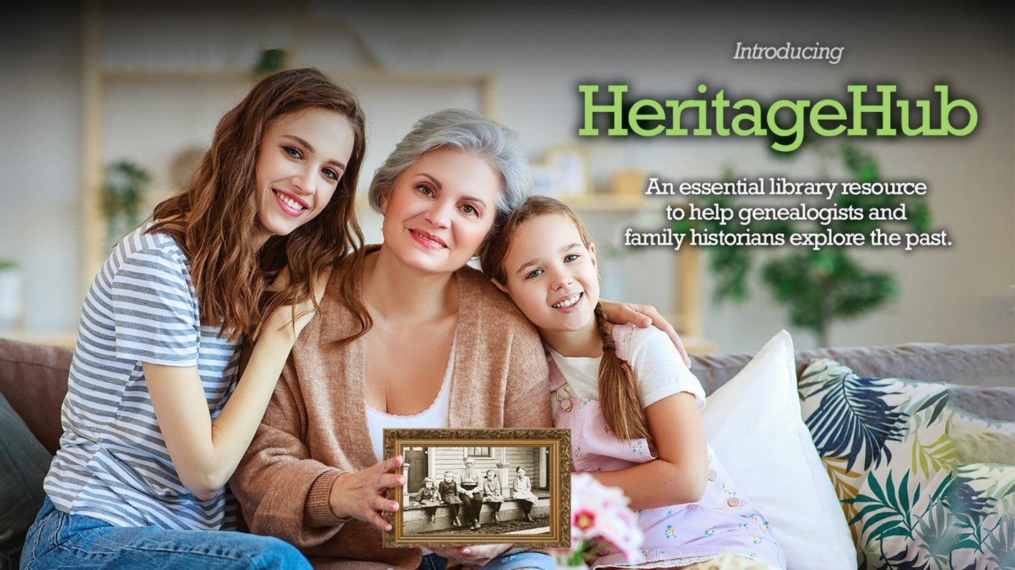 Heritage Hub logo and link