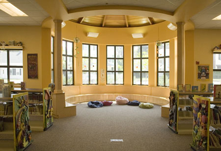 Image of Blackstone Public Library Children's room