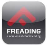 Freading logo containing link to registration website
