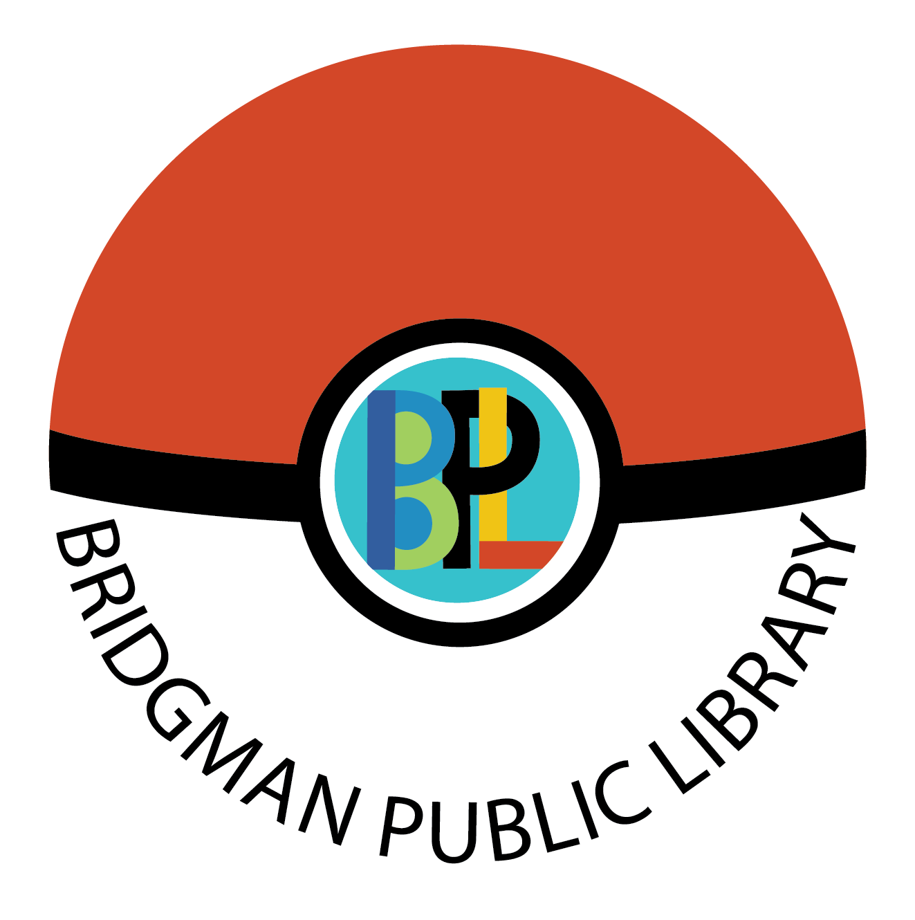 An image of a pokeball with the BPL logo.