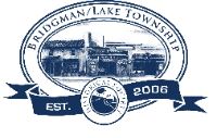 The Bridgman and Lake Township historical society logo.