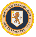 Town of Dudley seal, and link to town website