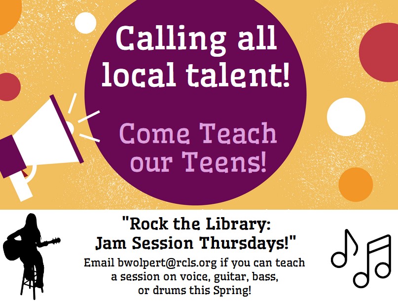 Teach our Teens:  Jam Session Thursdays