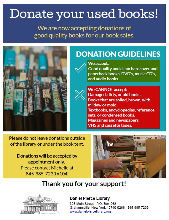 Book Donation Guidelines