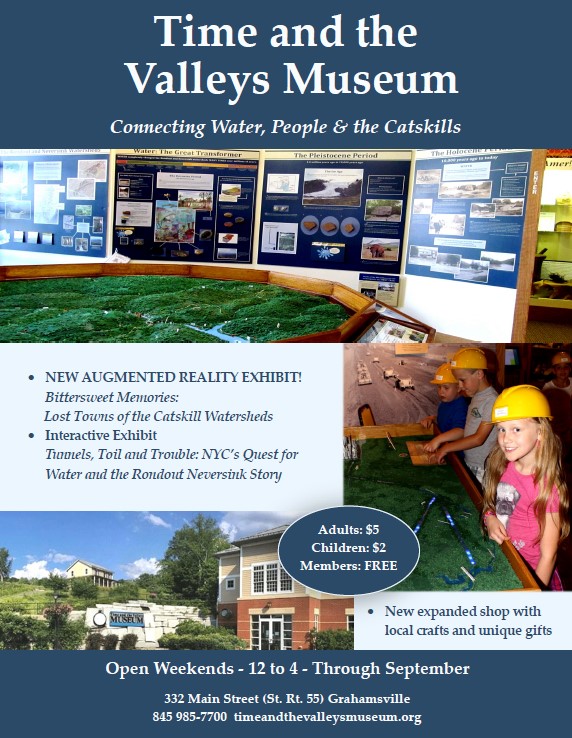 Time and the Valleys Museum flyer