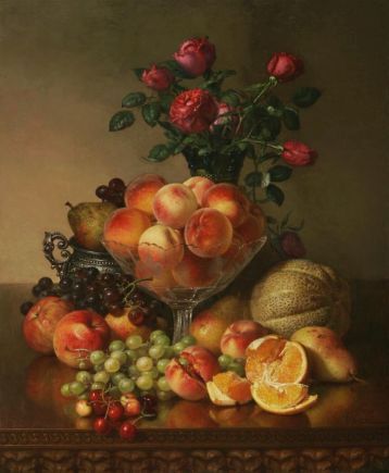 Still Life with Peaches