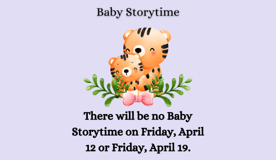 Baby Storytime cancellation flyer