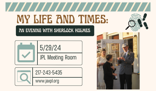 Evening with Sherlock Holmes flyer