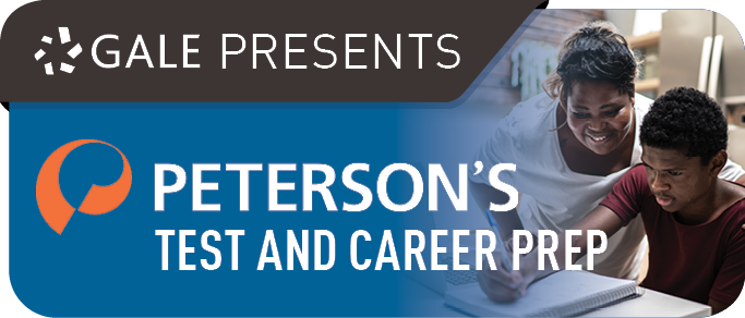 Gale presents:  Peterson's Test & Career Center link
