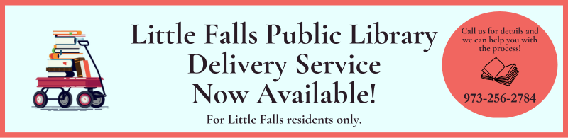 Little Falls Library Delivery Service banner