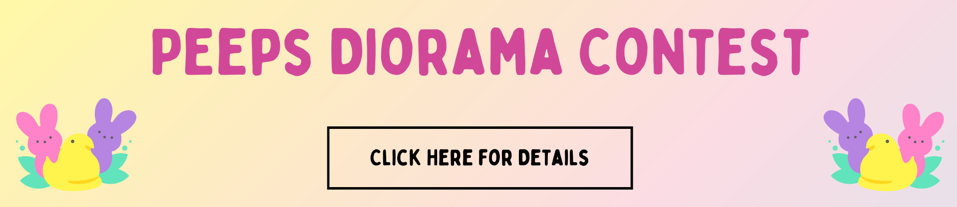 Peeps Diorama Contest Banner