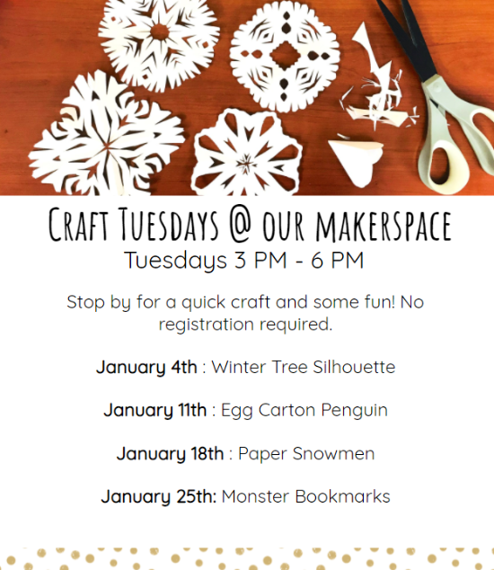Craft Tuesday in January