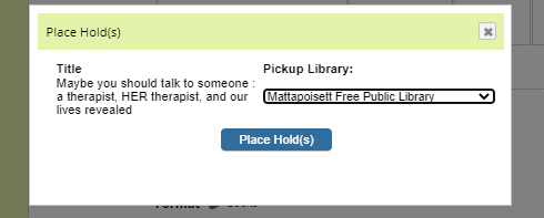 Choose Library image