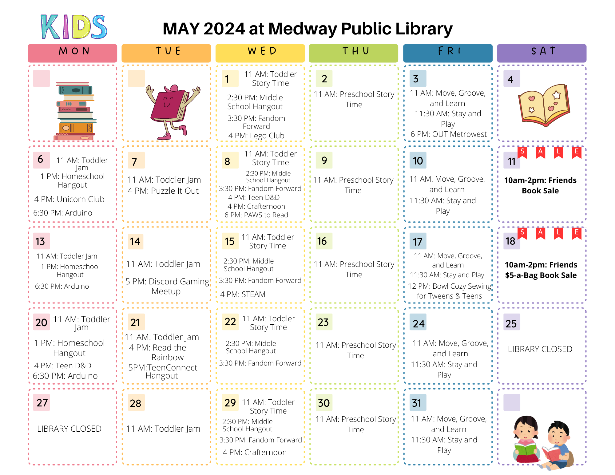 MAY 2024 KIDS events