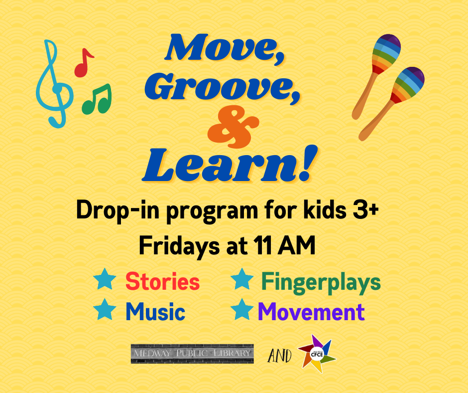 Move, Groove, and Learn runs Fridays at 11 starting 4/14/23