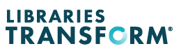 Logo of Libraries Transform, an advocacy iniative of of the ALA (American Library Association) 