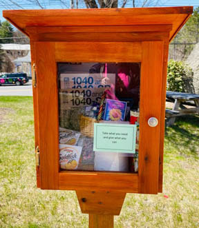 Photo of the Little Free Library at the Tuttle Library in Antrim, NH