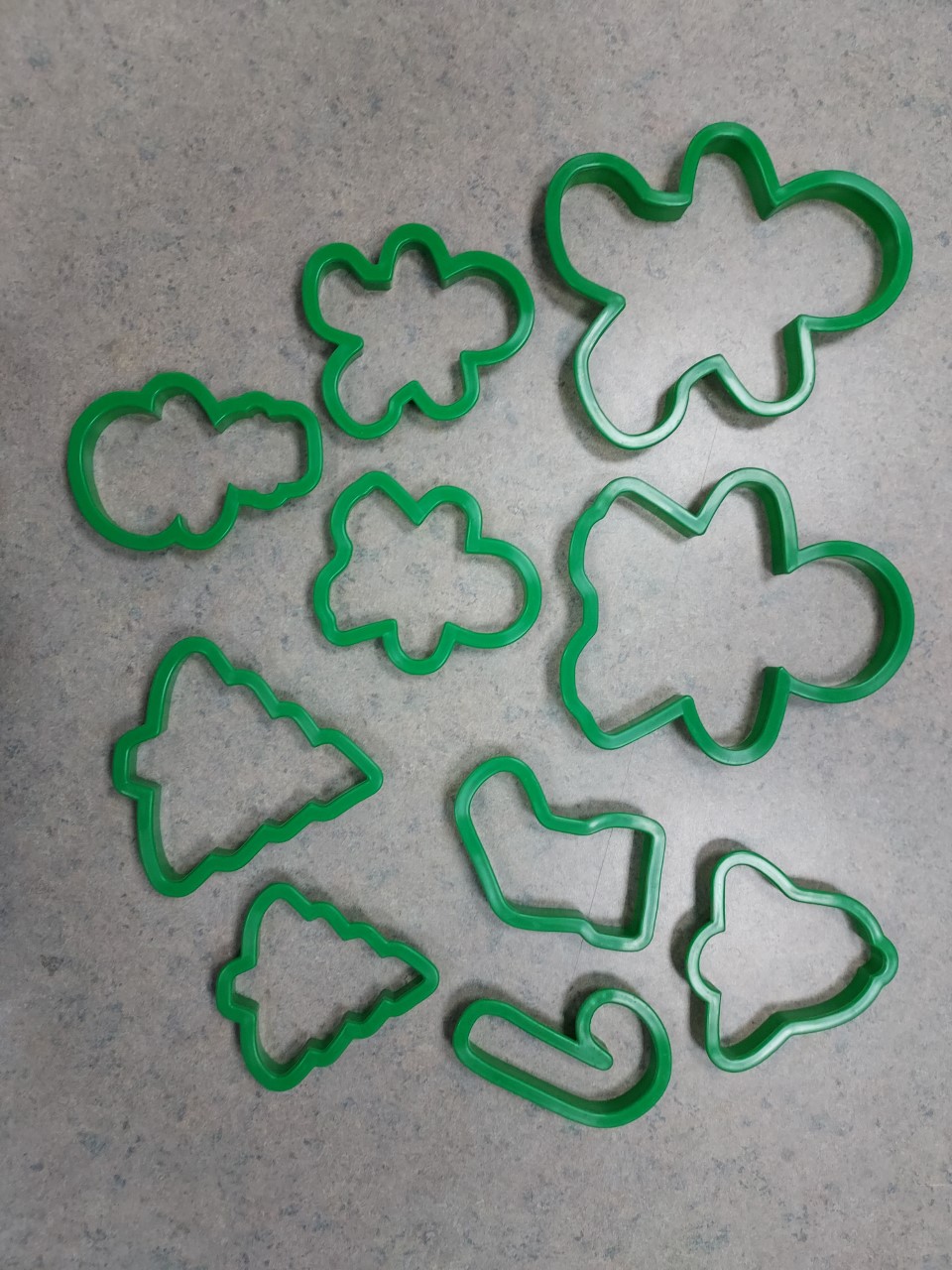 Image of Christmas themed cookie cutters