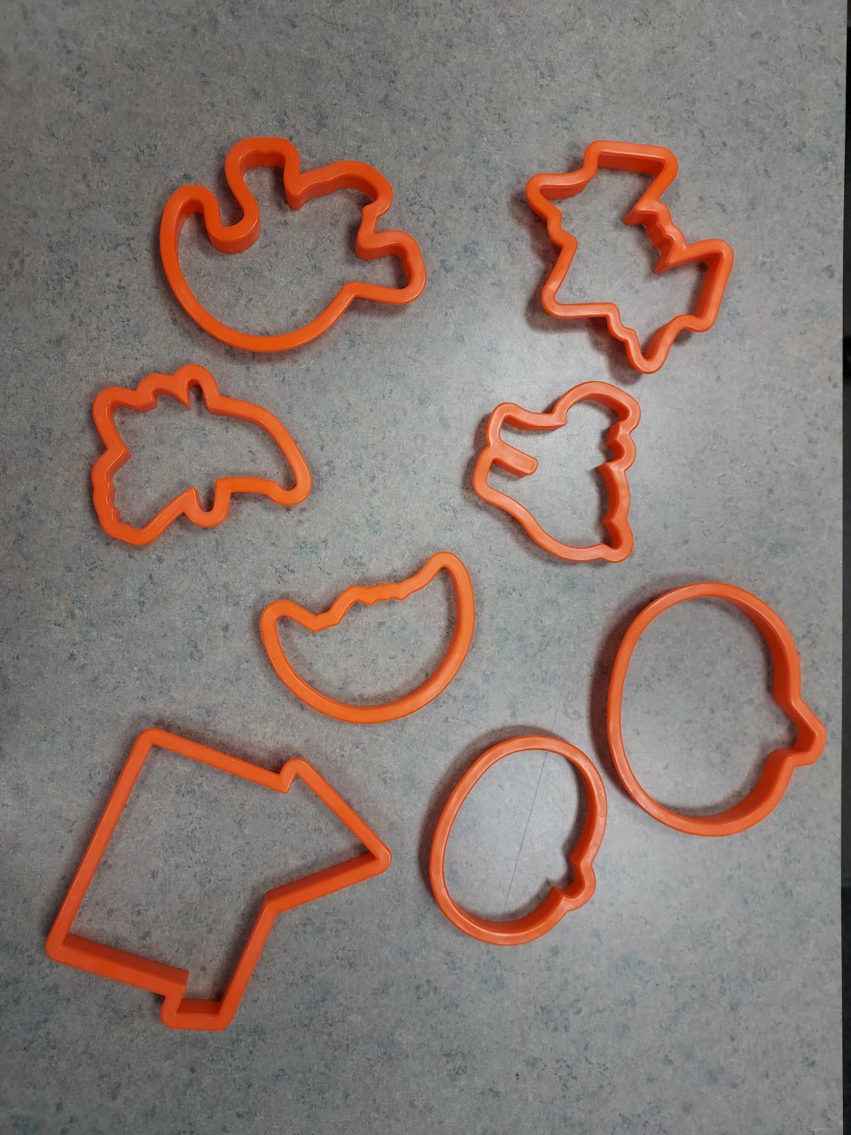 Image of Halloween shaped cookie cutters