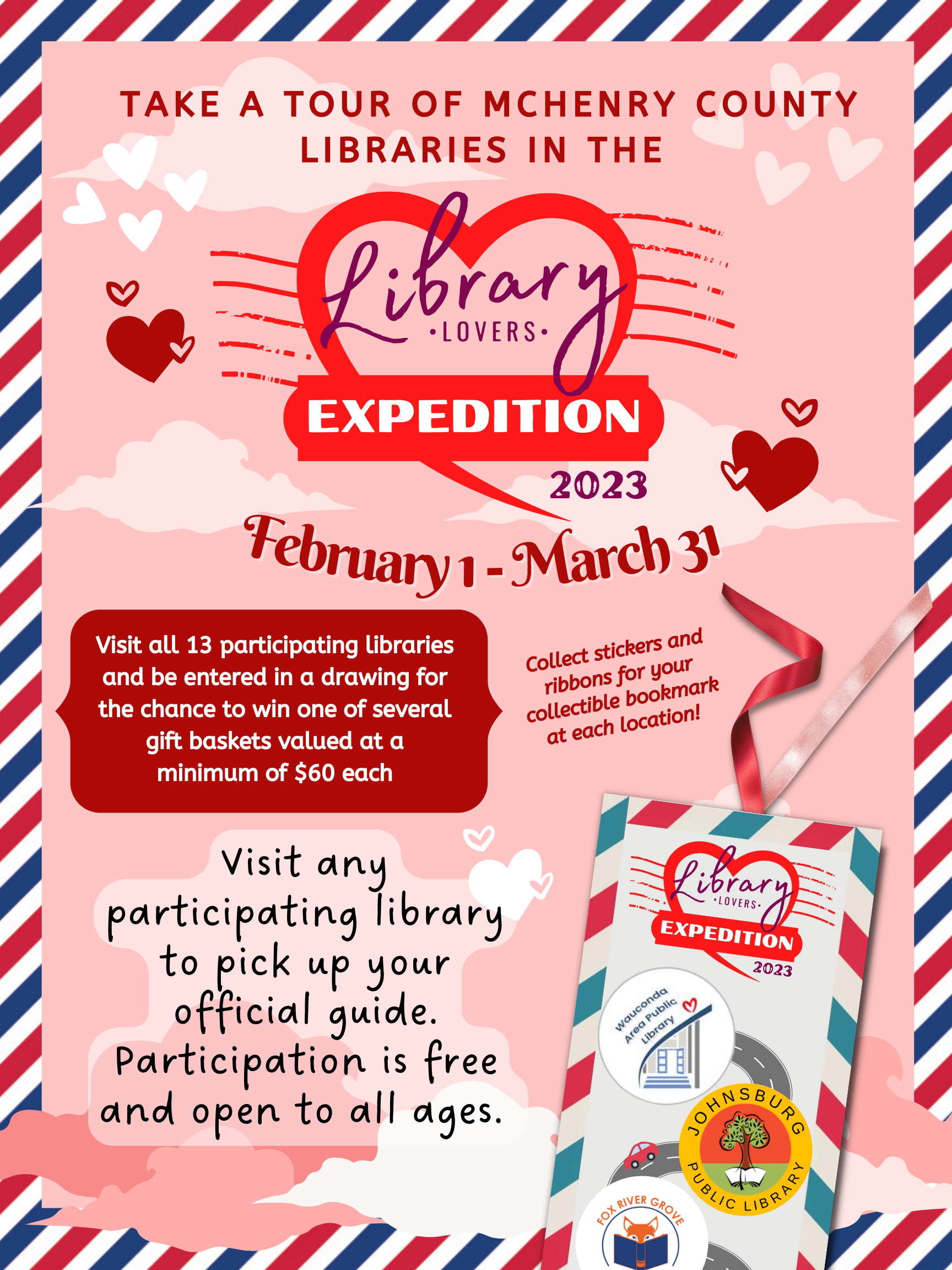 Poster advertising our upcoming Library Lovers Expedition
