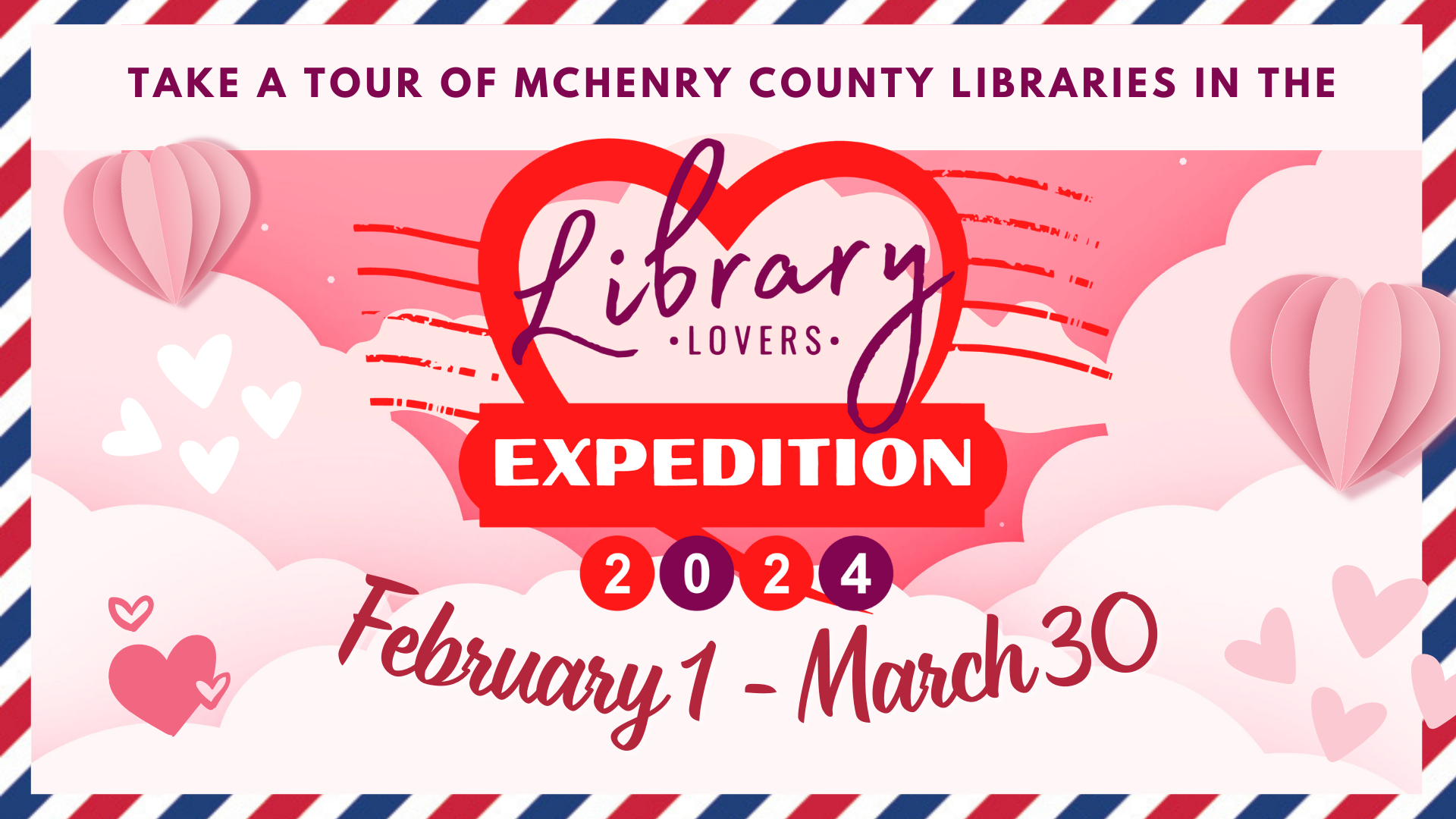 Brochure advertising the Library lovers Expedition