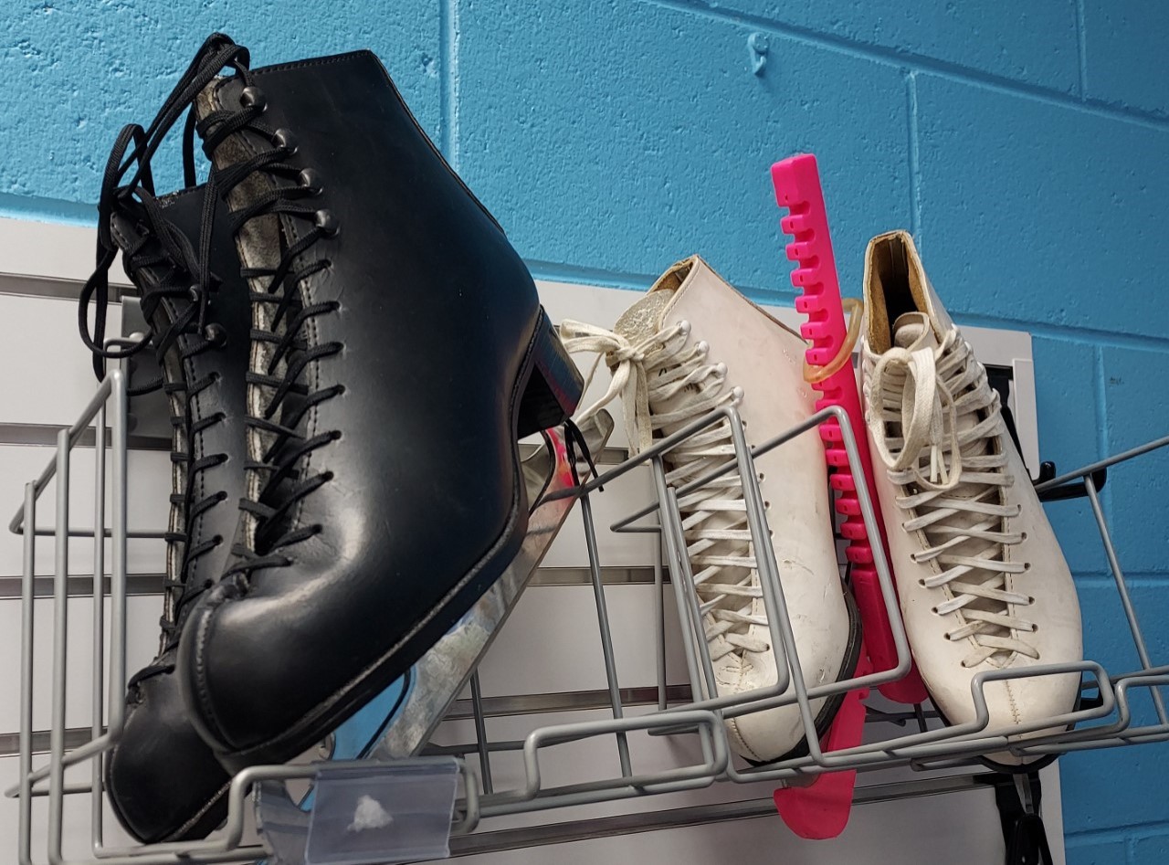 Image of ice skates available for check-out