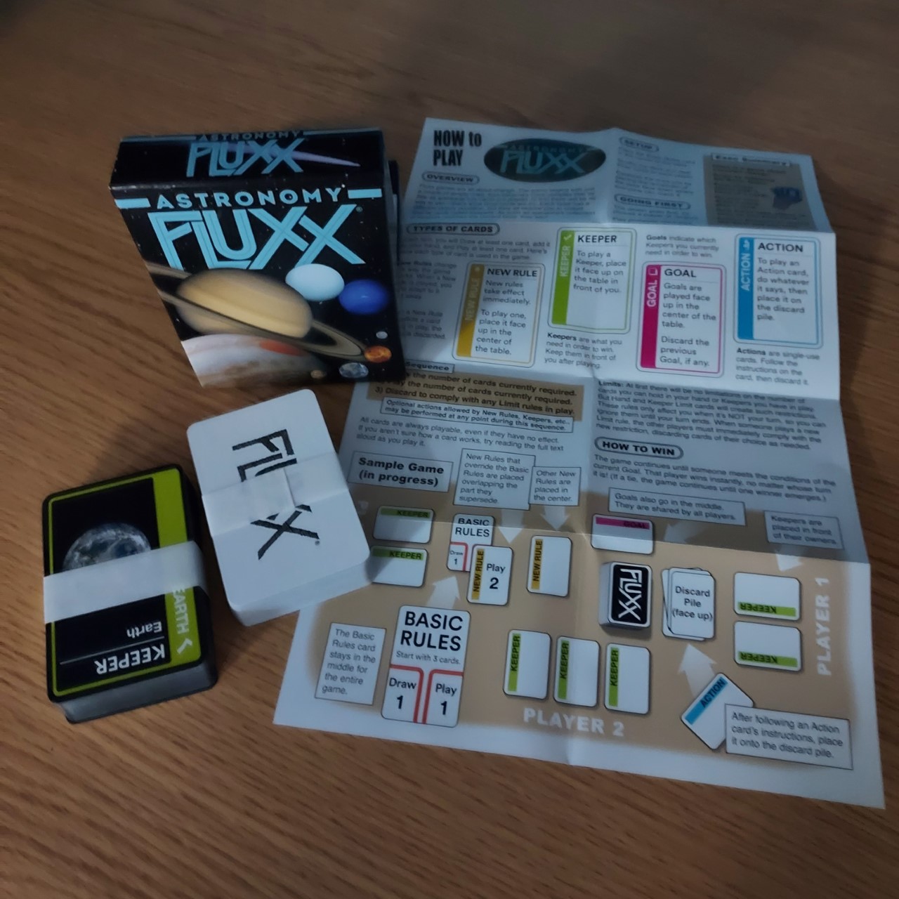 Image of the Astronomy Fluxx Card Game