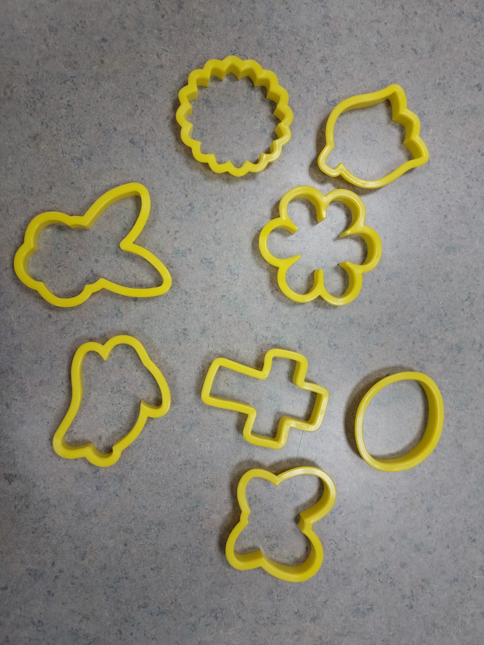 Image of spring and easter cookie cutters