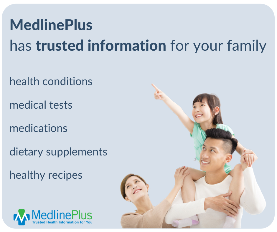 Image with details of Medline Plus website