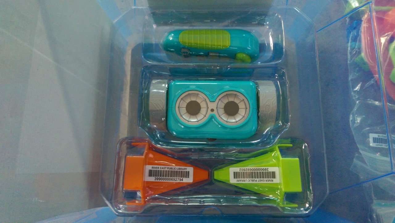 Image of a Box containing a STEM Robot Toy