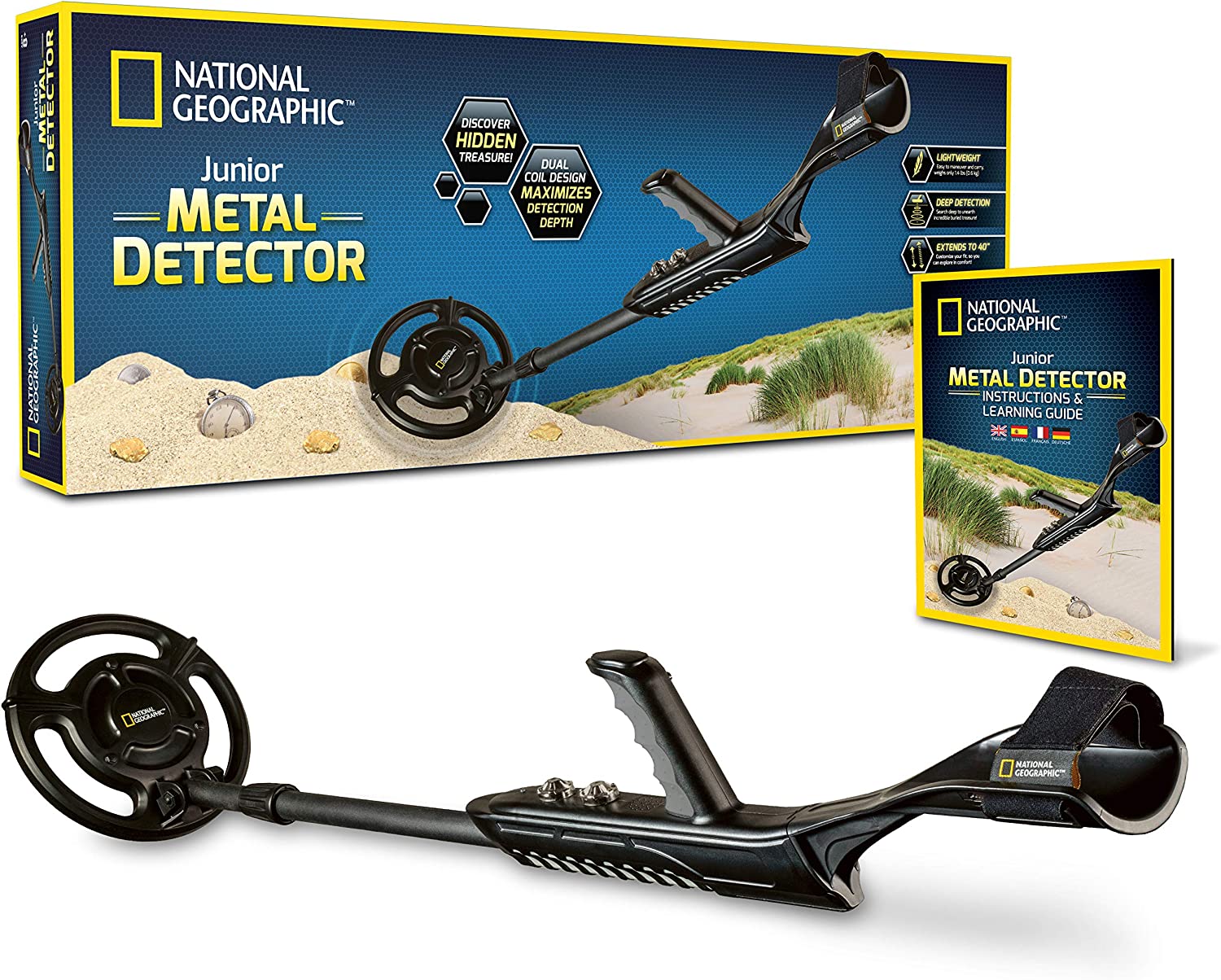 National Geographic metal detector with box and manual