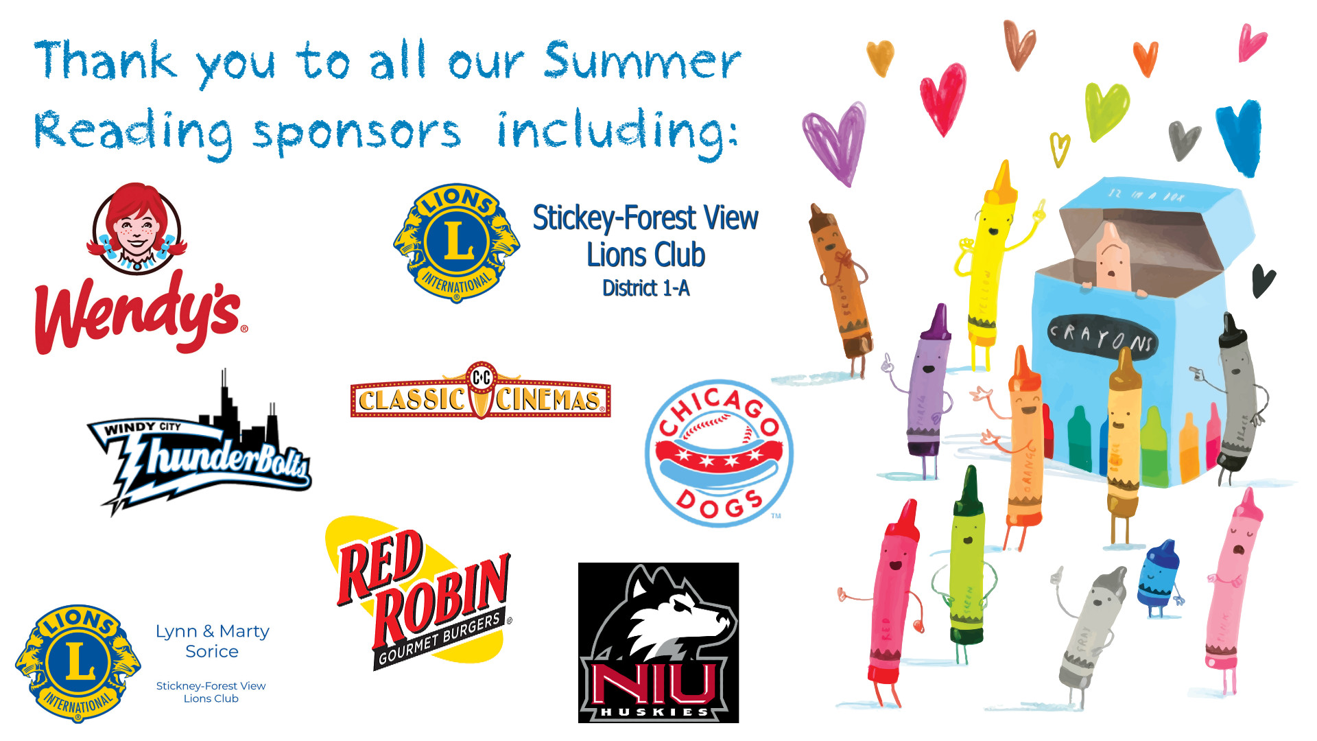 Summer Reading Sponsor Logos