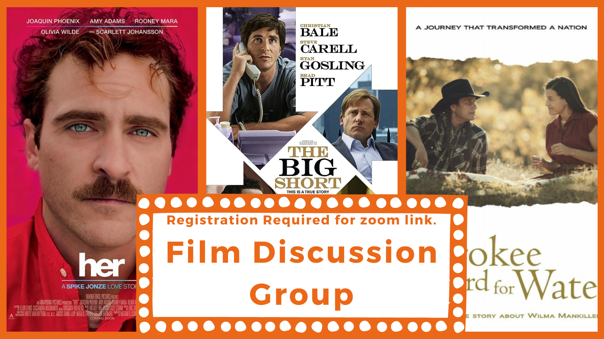 Film Discussion Group - registration required for zoom link
