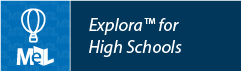 Explora for High Schools web button