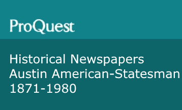 Historical Newspapers Austin American-Statesman Logo