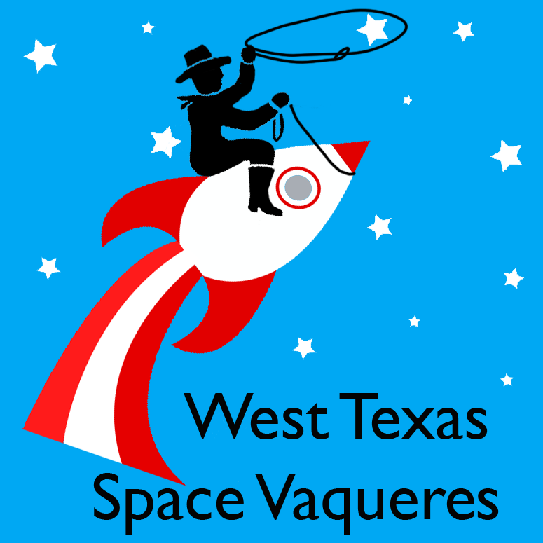 Logo for the West Texas Space Vaqueres Rocketry Group